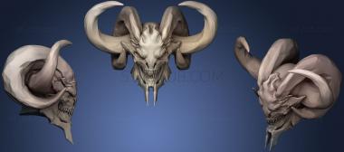 3D мадэль Голова Демона (STL)